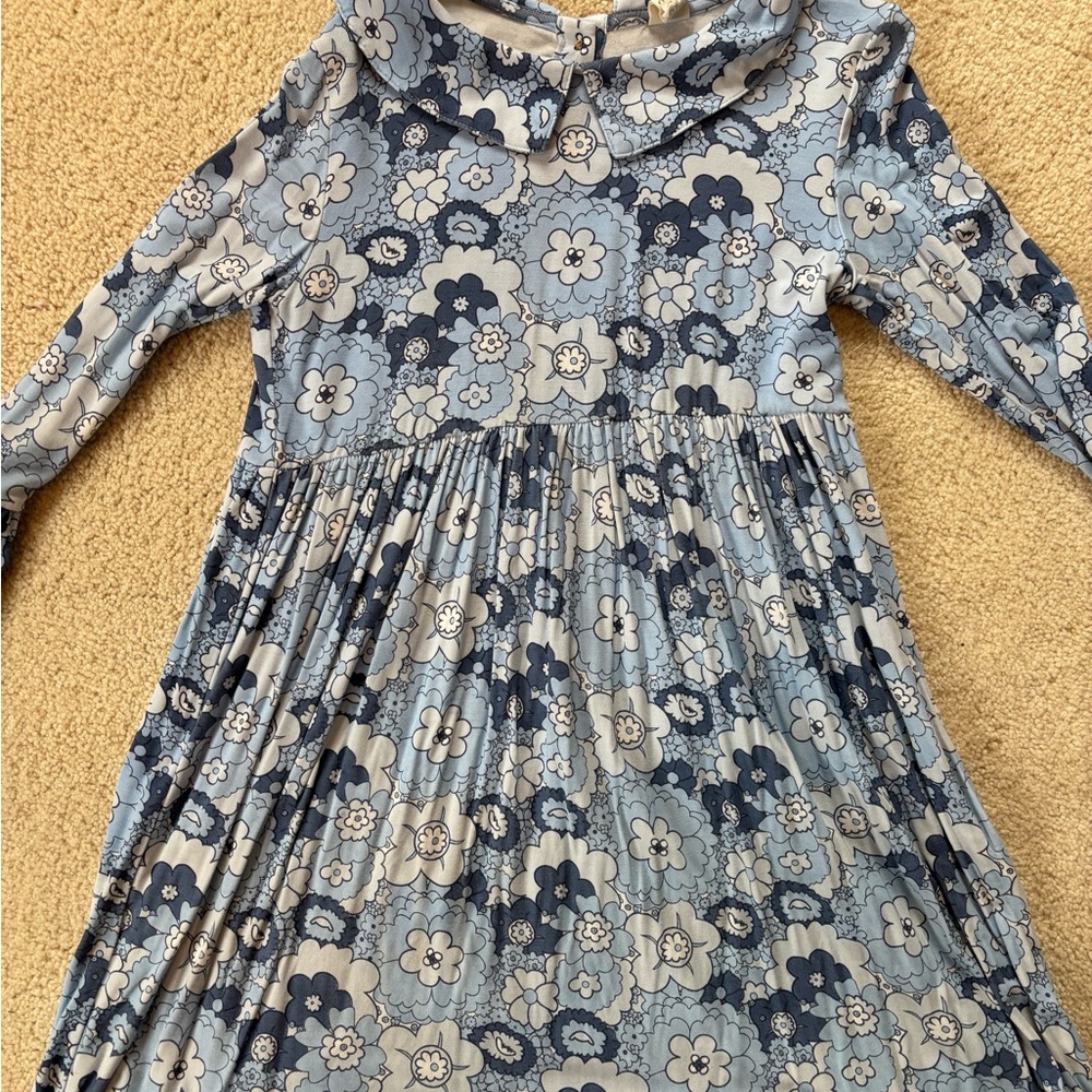Floral Blue Kids Dress Kate Quinn